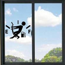 Load image into Gallery viewer, Guy Gas Gauge Funny Vinyl Decal