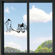 Load image into Gallery viewer, Bluey Cartoon Chili And Kids Vinyl Decal