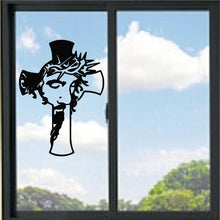 Load image into Gallery viewer, Jesus Christ And Cross Vinyl Decal