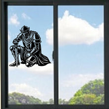 Load image into Gallery viewer, Knight Kneeling With Sword Vinyl Decal