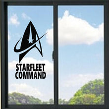 Load image into Gallery viewer, Starfleet Command Symbol Star Trek Vinyl Decal