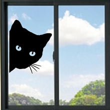 Load image into Gallery viewer, Cat Peeking Vinyl Decal