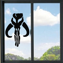 Load image into Gallery viewer, Mandalorian Mythosaur Skull Vinyl Decal