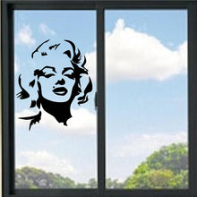 Load image into Gallery viewer, Marilyn Monroe Head Silhouette Vinyl Decal