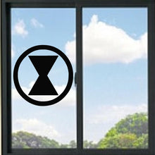 Load image into Gallery viewer, Black Widow Symbol/Logo Vinyl Decal