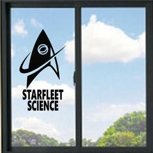 Load image into Gallery viewer, Starfleet Science Symbol Star Trek Vinyl Decal