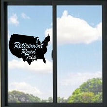 Load image into Gallery viewer, Retirement Road Trip Vinyl Decal