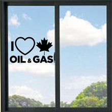 Load image into Gallery viewer, I Love Oil And Gas #2 Vinyl Decal
