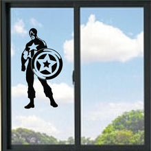 Load image into Gallery viewer, Captain America Silhouette Vinyl Decal
