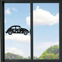 Load image into Gallery viewer, Hippie Car/Volkswagon Beetle Vinyl Decal