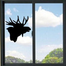 Load image into Gallery viewer, Moose Head Silhouette Vinyl Decal