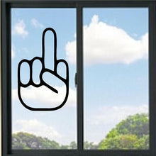 Load image into Gallery viewer, Hand Middle Finger #2 Vinyl Decal