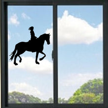 Load image into Gallery viewer, Lady Riding Horse Vinyl Decal