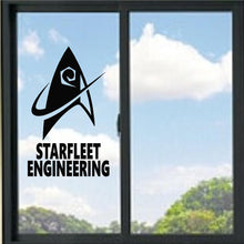 Load image into Gallery viewer, Starfleet Engineering Symbol Star Trek Vinyl Decal