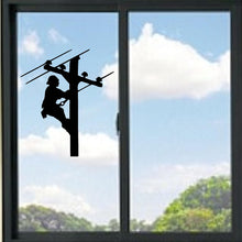 Load image into Gallery viewer, Lineman Electrician Vinyl Decal