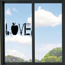 Load image into Gallery viewer, Love Teachers Vinyl Decal
