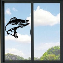 Load image into Gallery viewer, Walleye Bass Fishing Vinyl Decal