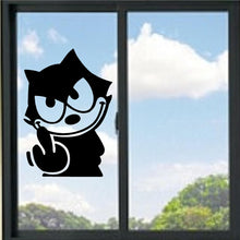 Load image into Gallery viewer, Felix The Cat Flipping the Bird Vinyl Decal
