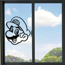 Load image into Gallery viewer, Mario Face/Head Vinyl Decal