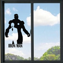 Load image into Gallery viewer, Tony Stark and Iron Man Silhouette Vinyl Decal