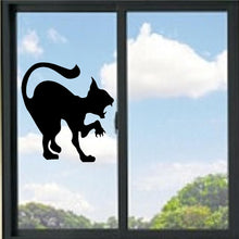 Load image into Gallery viewer, Cat Scared/Hissing Vinyl Decal