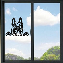 Load image into Gallery viewer, German Shepard Dog Peeking Vinyl Decal