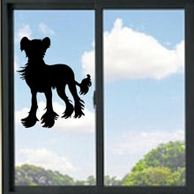 Load image into Gallery viewer, Chinese Crested Dog Silhouette Vinyl Decal