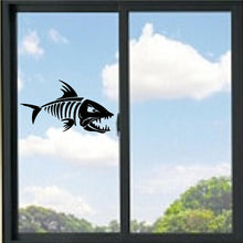 Load image into Gallery viewer, Fish Skeleton Fish Bones #2 Vinyl Decal