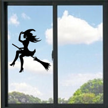 Load image into Gallery viewer, Witch Flying #2 Vinyl Decal
