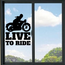 Load image into Gallery viewer, Live To Ride Vinyl Decal