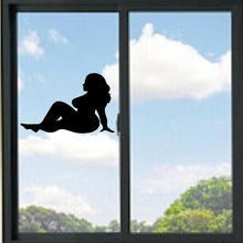 Load image into Gallery viewer, Thick/Chubby Woman Mudflap Vinyl Decal