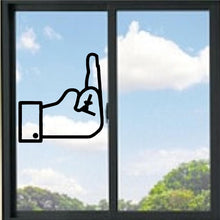 Load image into Gallery viewer, Hand Middle Finger Vinyl Decal