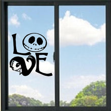 Load image into Gallery viewer, Nightmare Before Christmas Love Vinyl Decal