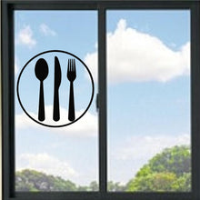 Load image into Gallery viewer, Fork Knife Spoon Utensils Vinyl Decal