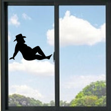Load image into Gallery viewer, Chubby Guy/Cowboy Mudflap Vinyl Decal