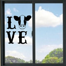 Load image into Gallery viewer, Love For Cows Vinyl Decal