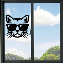 Load image into Gallery viewer, Cat With Sunglasses Vinyl Decal