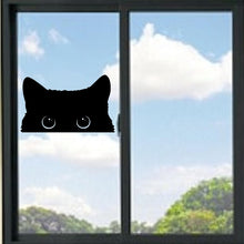 Load image into Gallery viewer, Kitten Peeking Vinyl Decal