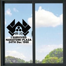 Load image into Gallery viewer, Die Hard I Survived Nakatomi Plaza Vinyl Decal