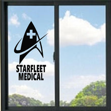Load image into Gallery viewer, Starfleet Medical Symbol Star Trek Vinyl Decal