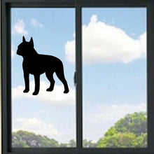 Load image into Gallery viewer, Boston Terrier Dog Silhouette Vinyl Decal
