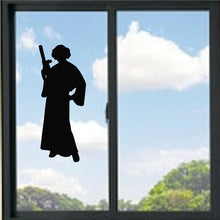 Load image into Gallery viewer, Princess Leia Silhouette Vinyl Decal