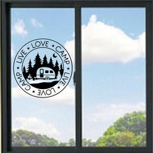 Load image into Gallery viewer, Live Love Camping Vinyl Decal