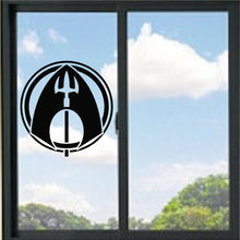 Load image into Gallery viewer, Aquaman Symbol Vinyl Decal