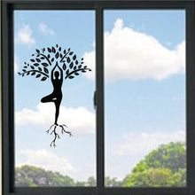 Load image into Gallery viewer, Woman Rooted As A Tree Silhouette Vinyl Decal