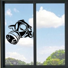 Load image into Gallery viewer, Gas Mask Vinyl Decal