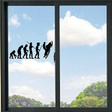 Load image into Gallery viewer, Evolution Man To Snowmobile/ Sled Vinyl Decal