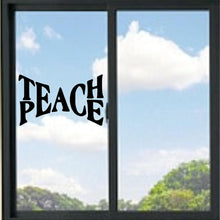 Load image into Gallery viewer, Teach Peace Vinyl Decal