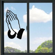 Load image into Gallery viewer, Praying Hands Vinyl Decal