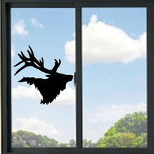 Load image into Gallery viewer, Elk Head Silhouette Vinyl Decal